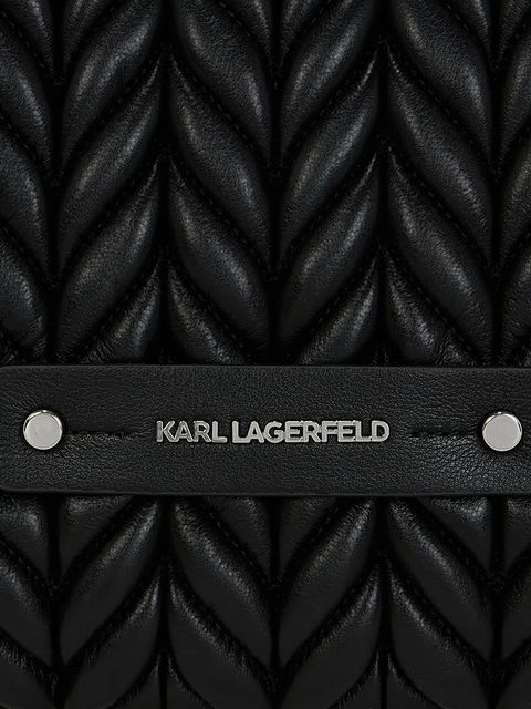 Karl Lagerfeld torebka K/WEAVE kolor czarny A3W30147