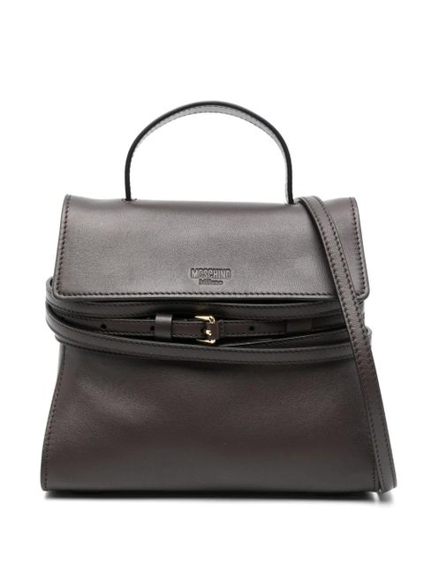 Moschino small Tie Me tote bag - Brown - zdjęcie produktu nr 1