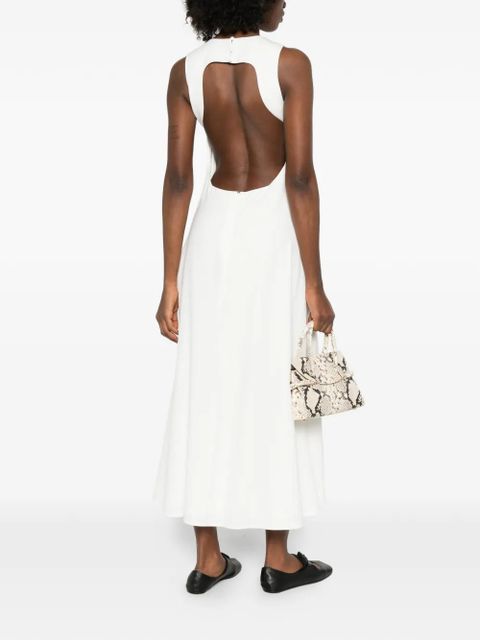 Maje crew-neck midi dress - White - zdjęcie produktu nr 2