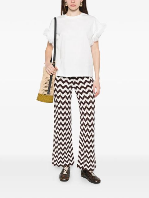 TWINSET ruffled T-shirt - White - zdjęcie produktu nr 2