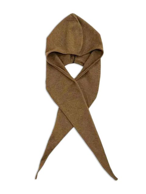 LEMAIRE wool head scarf - Brown - zdjęcie produktu nr 1