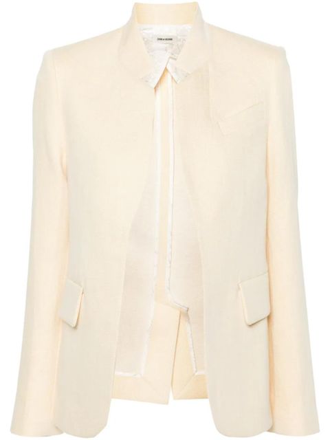 Zadig&Voltaire Very lurex single-breasted blazer - Yellow - zdjęcie produktu nr 1