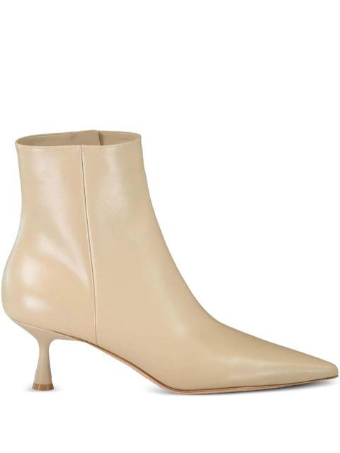 Gianvito Rossi 55mm Murray pointed-toe ankle boots - Neutrals