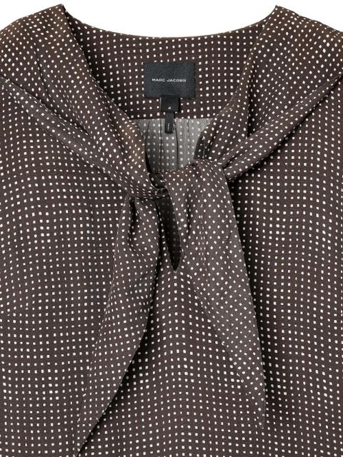 Marc Jacobs Sailor polka-dot mini dress - Brown