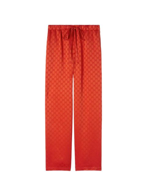 Gucci GG satin trousers - Orange - zdjęcie produktu nr 1