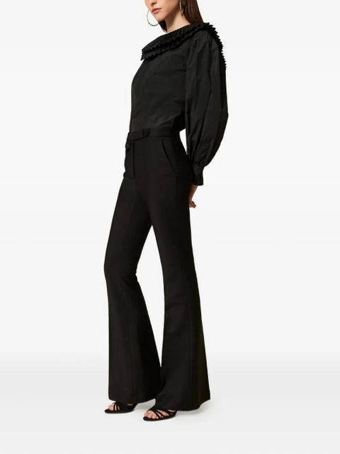 TWINSET flared trousers - Black