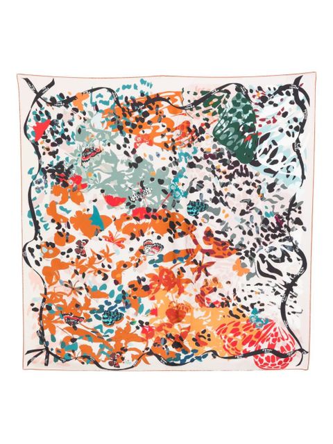 FENDI butterflies-print scarf - Neutrals - zdjęcie produktu nr 1