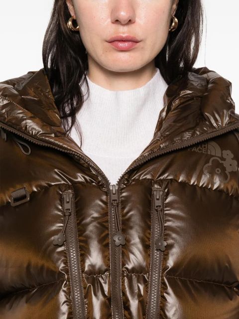 Cecilie Bahnsen x The North Face zip padded coat - Brown