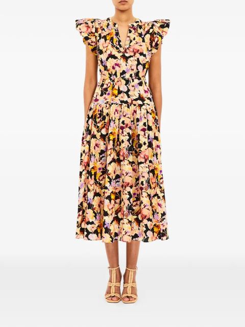 Ulla Johnson Marin midi dress - Pink - zdjęcie produktu nr 1