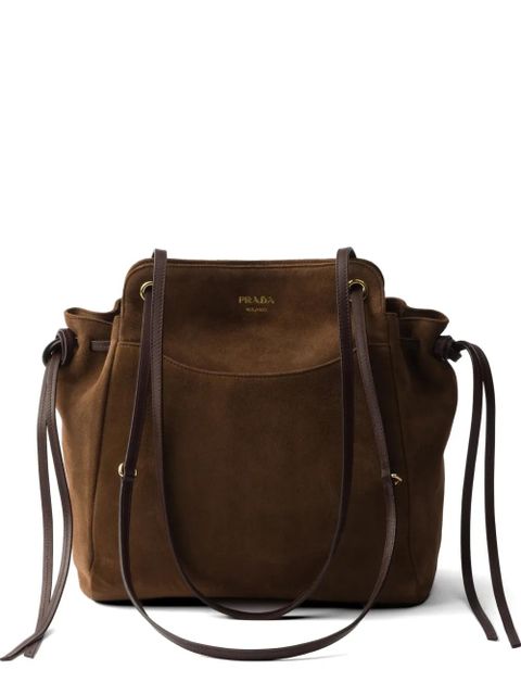 Prada medium Carry tote bag - Brown - zdjęcie produktu nr 1