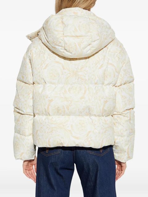 Versace hooded zip-fastening jacket - Neutrals