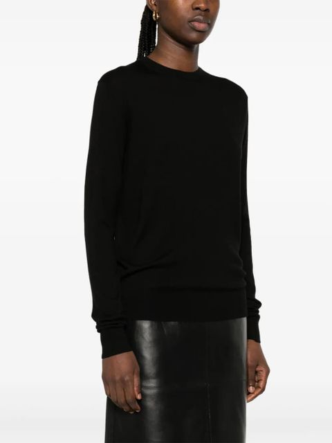 TOTEME crew-neck top - Black