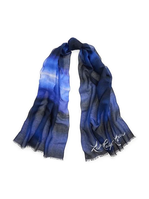 Lauren Ralph Lauren chusta damska kolor granatowy 454980727 - zdjęcie produktu nr 2