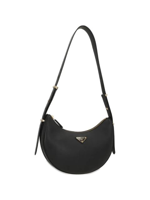 Prada Arqué leather shoulder bag - Black