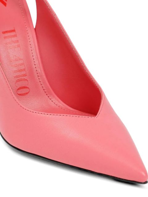 The Attico ankle tie leather pumps - Pink