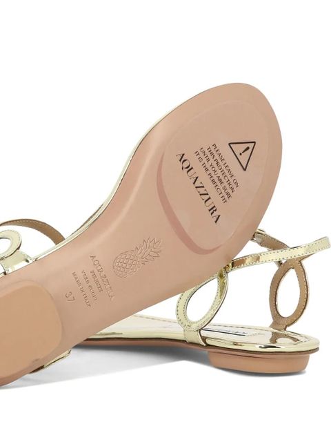 Aquazzura Almost Bare sling back sandals - Gold