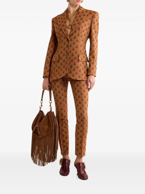 ETRO jacquard embroidered jacket - Brown - zdjęcie produktu nr 2