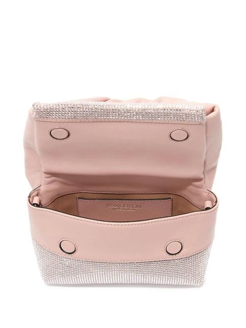 JW Anderson small Twister leather tote bag - Pink - zdjęcie produktu nr 2