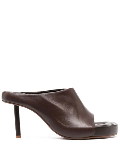 Jacquemus 85mm leather sandals - Brown - zdjęcie produktu nr 1