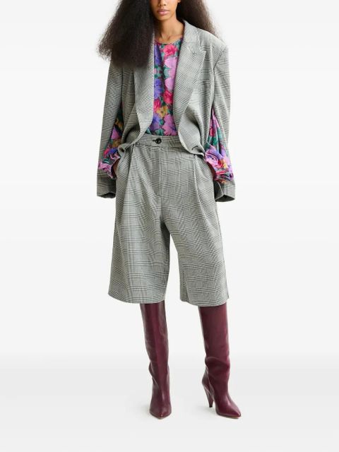 Essentiel Antwerp plaid double-breasted blazer - Grey - zdjęcie produktu nr 2