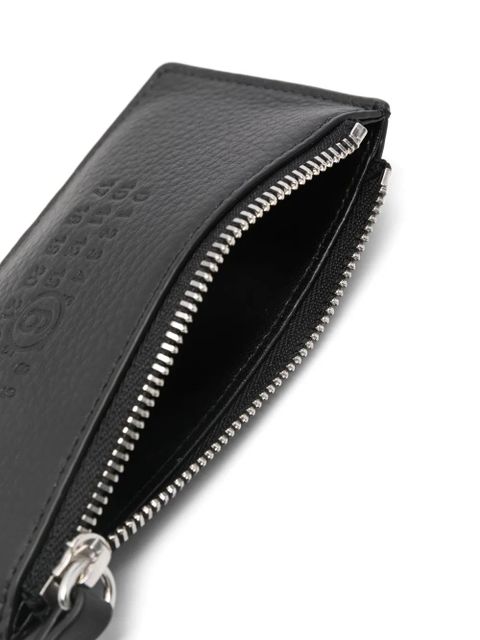 MM6 Maison Margiela numbers-motif card holder - Black