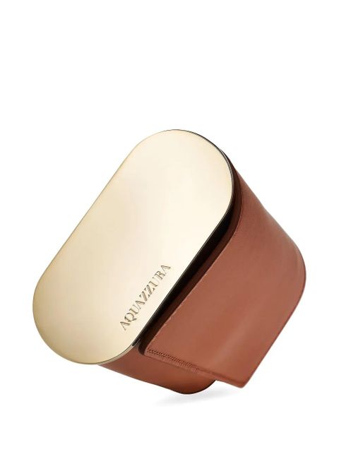 Aquazzura metallic-top leather shoulder bag - Brown - zdjęcie produktu nr 2