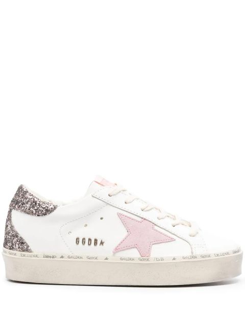 Golden Goose Hi Star glittered sneakers - White - zdjęcie produktu nr 1