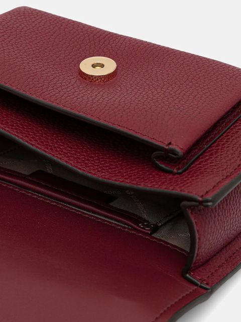 MICHAEL Michael Kors torebka skórzana kolor bordowy 32T4GC7C1T