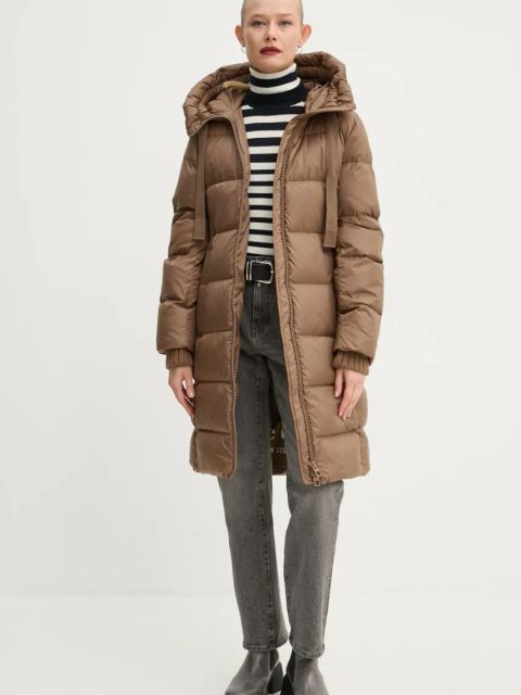 Marc O'Polo kurtka puchowa damska kolor brązowy zimowa 411032971285