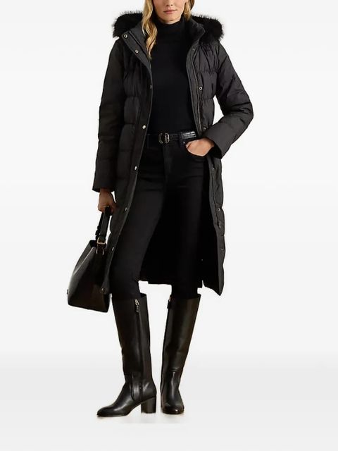 Lauren Ralph Lauren faux fur hooded jacket - Black - zdjęcie produktu nr 2