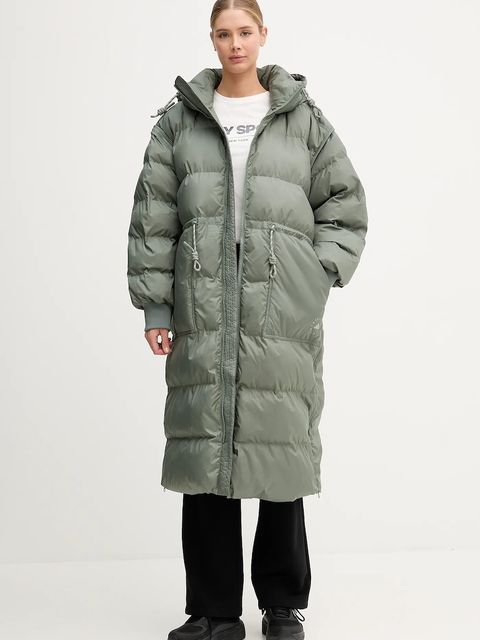 adidas by Stella McCartney kurtka kolor zielony zimowa KA7427