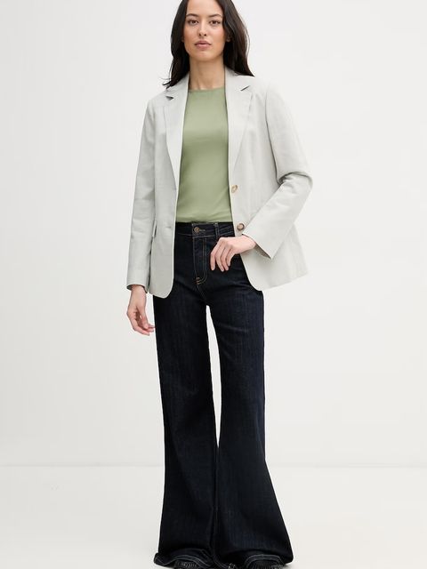 United Colors of Benetton longsleeve damski z wiskozy - zdjęcie produktu nr 1