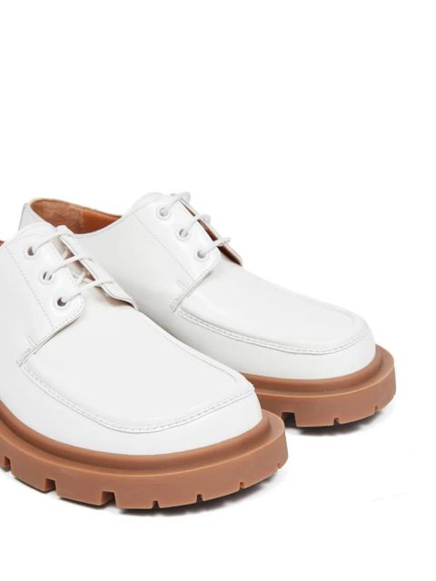 Maison Margiela Ivy leather Derby shoes - White