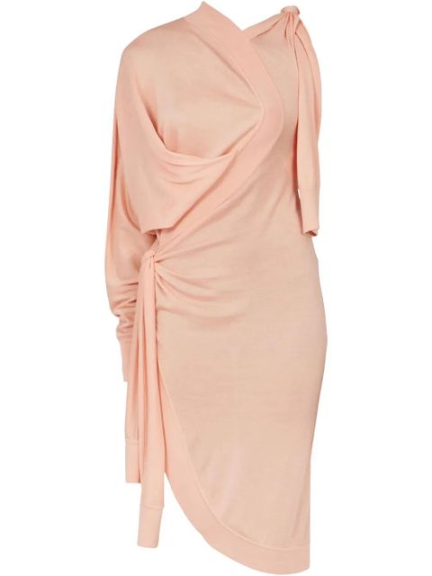 Ferragamo asymmetric knitted dress - Pink - zdjęcie produktu nr 1