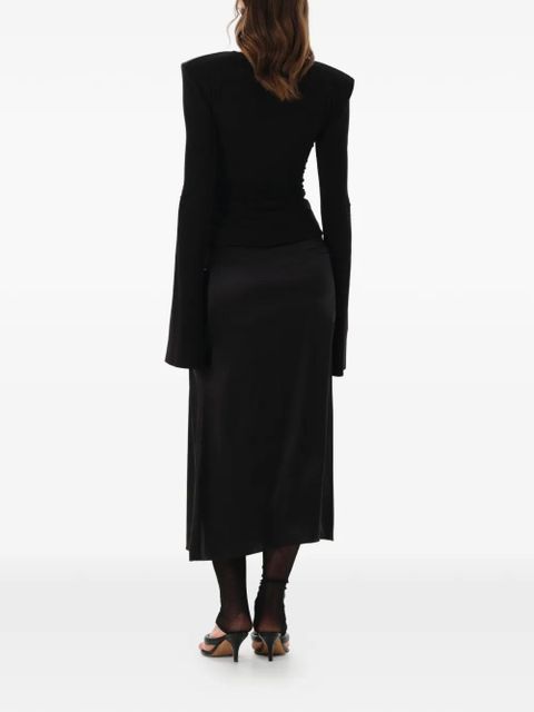 MANURÍ Stevie long-sleeve top - Black