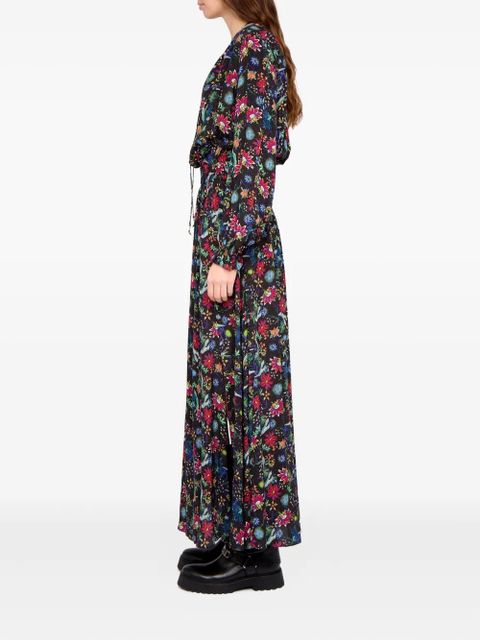 Zadig&Voltaire Rayado floral maxi dress - Blue