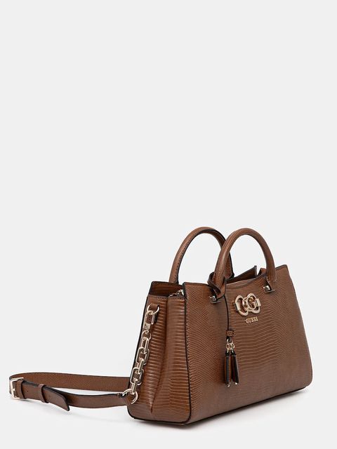 Guess torebka SALINGE kolor brązowy HWKG96 24060