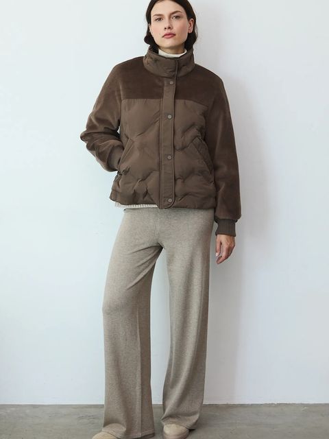 Medicine kurtka damska kolor brązowy - zdjęcie produktu nr 1