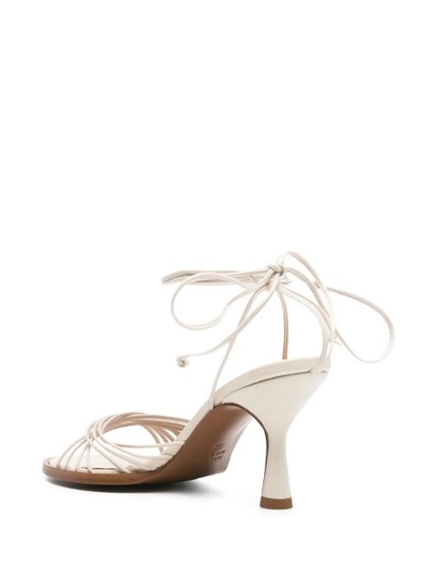ATP Atelier Fortino ankle-tie leather sandals - White