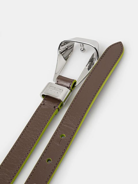 Kenzo pasek skórzany damski kolor brązowy FE62CE040L03.10 - zdjęcie produktu nr 2