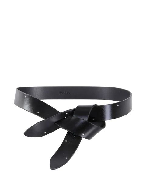 ISABEL MARANT knot-detail belt - Black - zdjęcie produktu nr 2