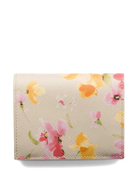 Prada floral-print wallet - Neutrals