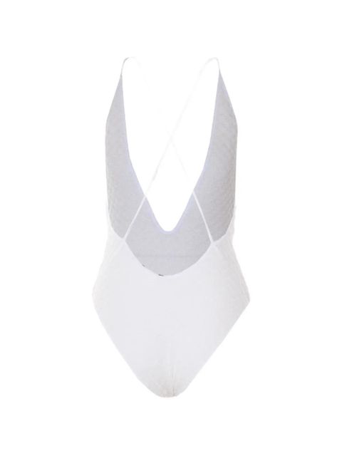 Missoni V-neck swimsuit - White - zdjęcie produktu nr 2