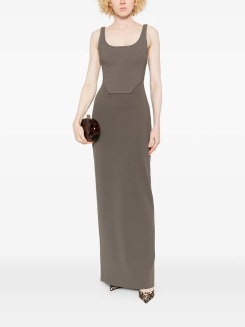 Solace London Noor panel maxi dress - Grey - zdjęcie produktu nr 2