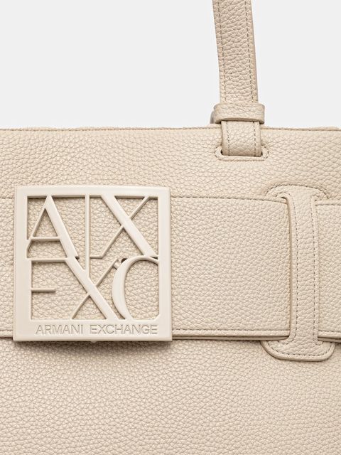 Armani Exchange torebka kolor beżowy XW000284 AF11902