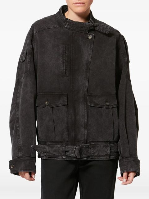ISABEL MARANT Isalya belted pocket jacket - Black