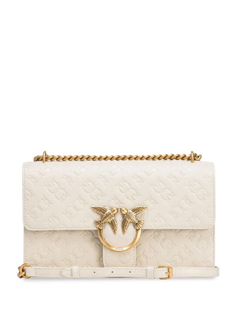 PINKO Love One Classic cross body bag - White - zdjęcie produktu nr 1