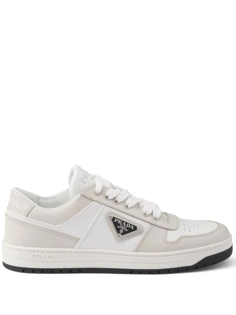 Prada Downtown leather sneakers - White