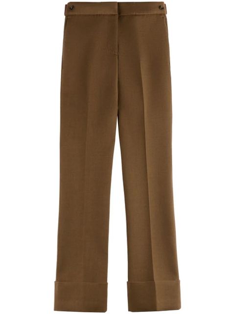 Tod's pressed-crease straight trousers - Brown - zdjęcie produktu nr 1