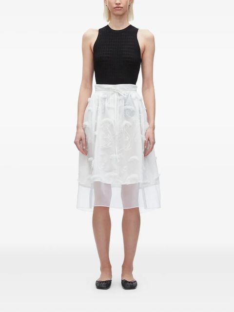 3.1 Phillip Lim embroidered skirt - Neutrals - zdjęcie produktu nr 2